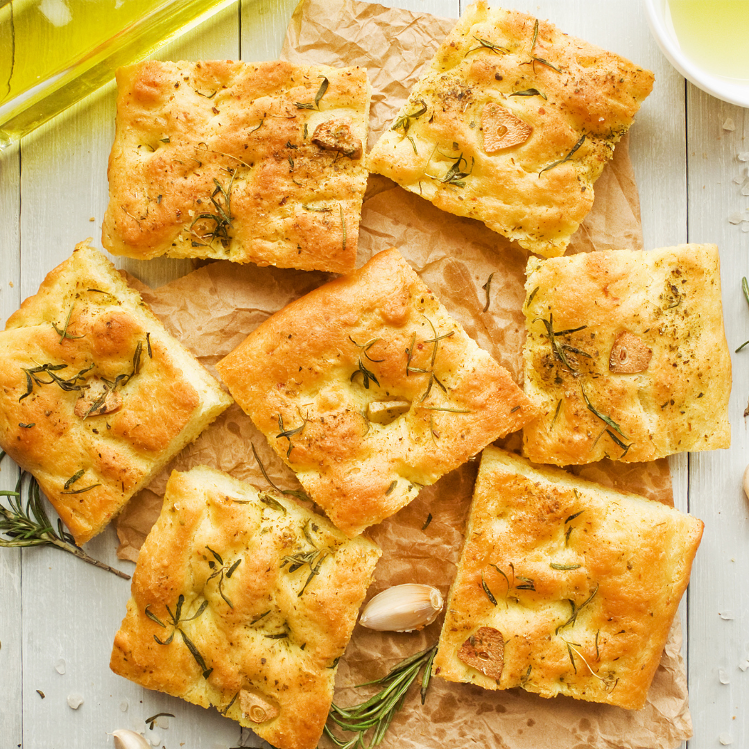 Old Time 6 Pk Focaccia Herb Bread 4×4